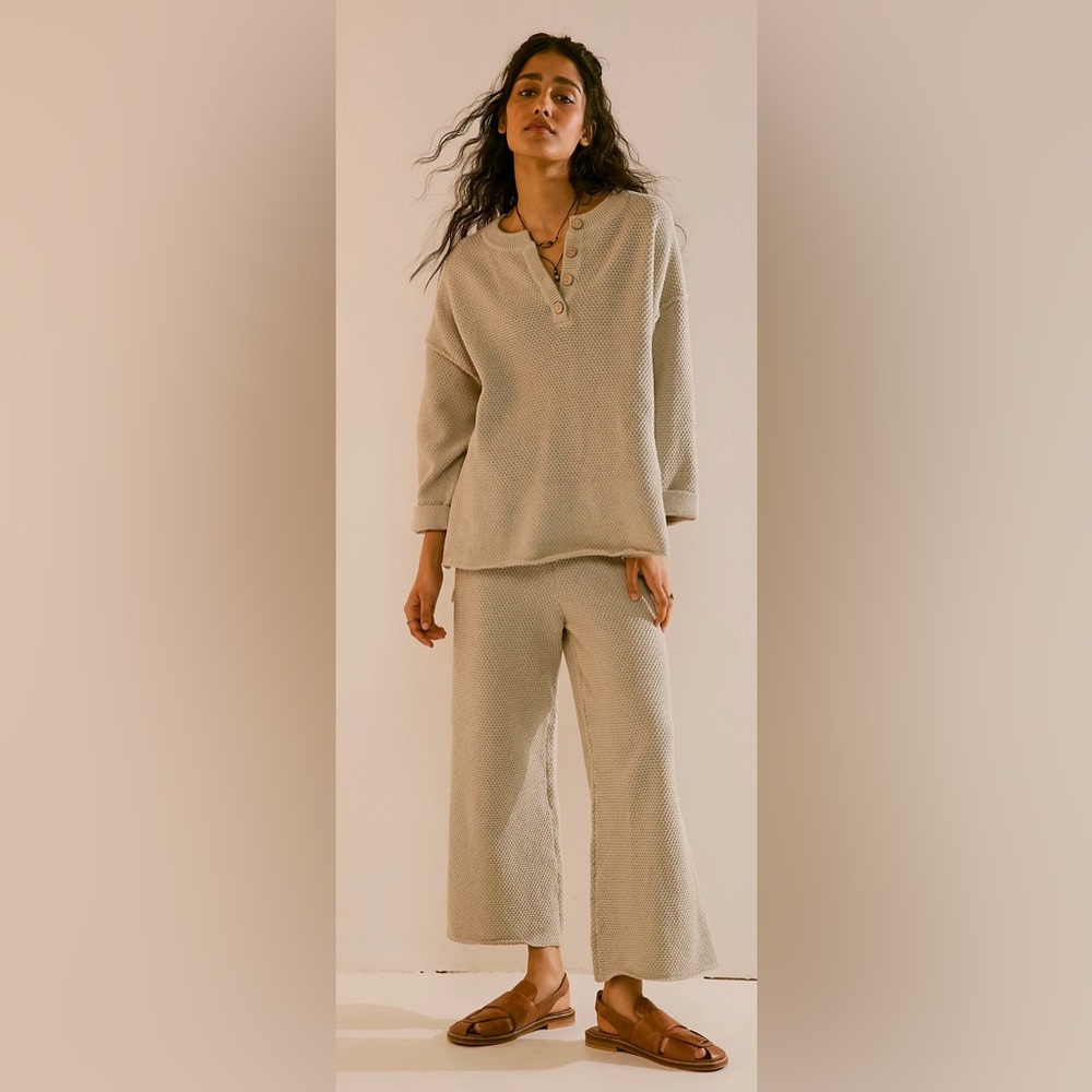 Free people Hailee sweater set in alfalfa